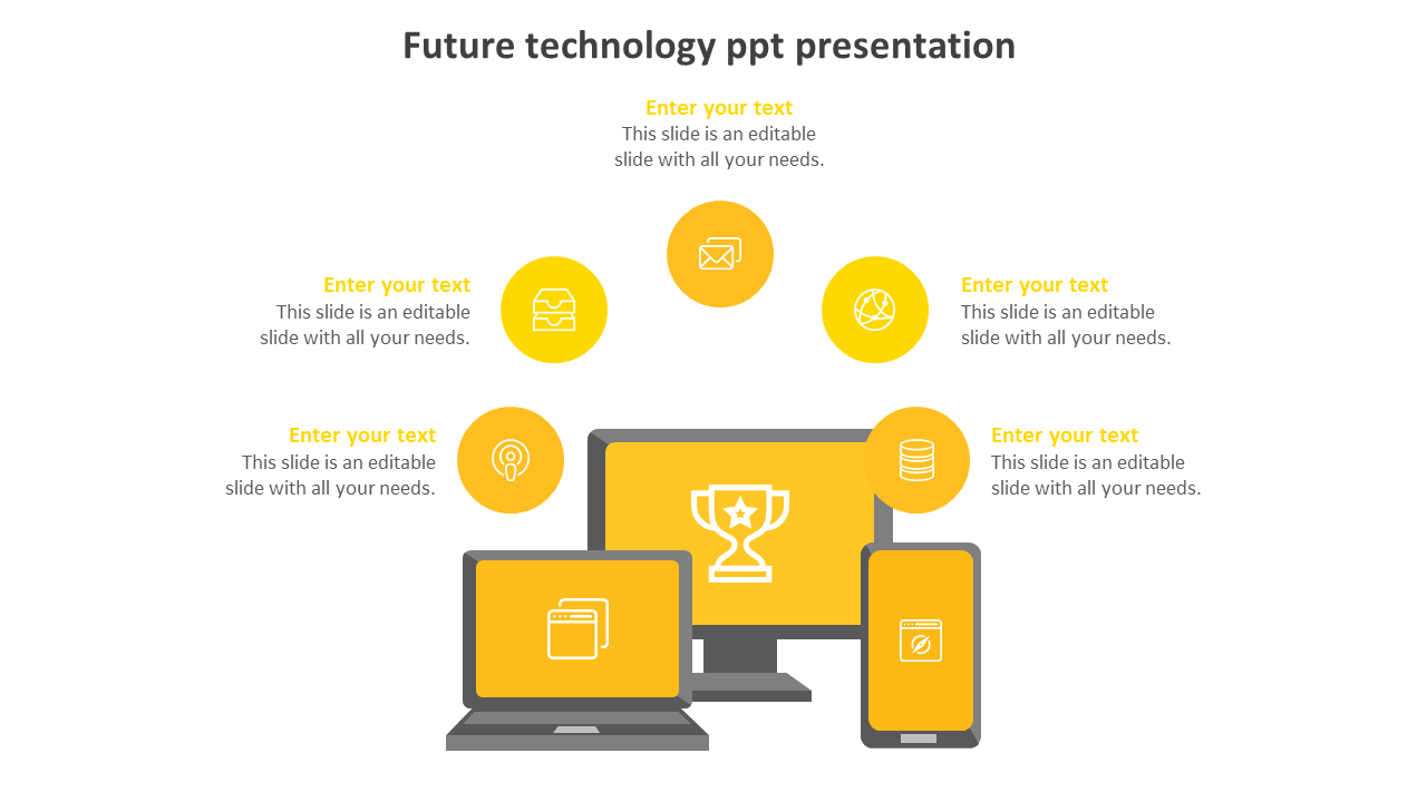 future technology ppt presentation-yellow